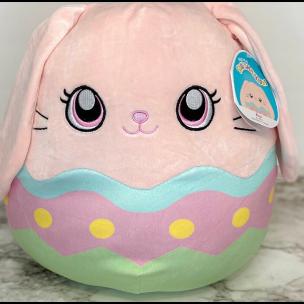 Easter Bop the Bunny Squishmallow 12” - Plush Easter Egg Bop Squishmallow Bunny